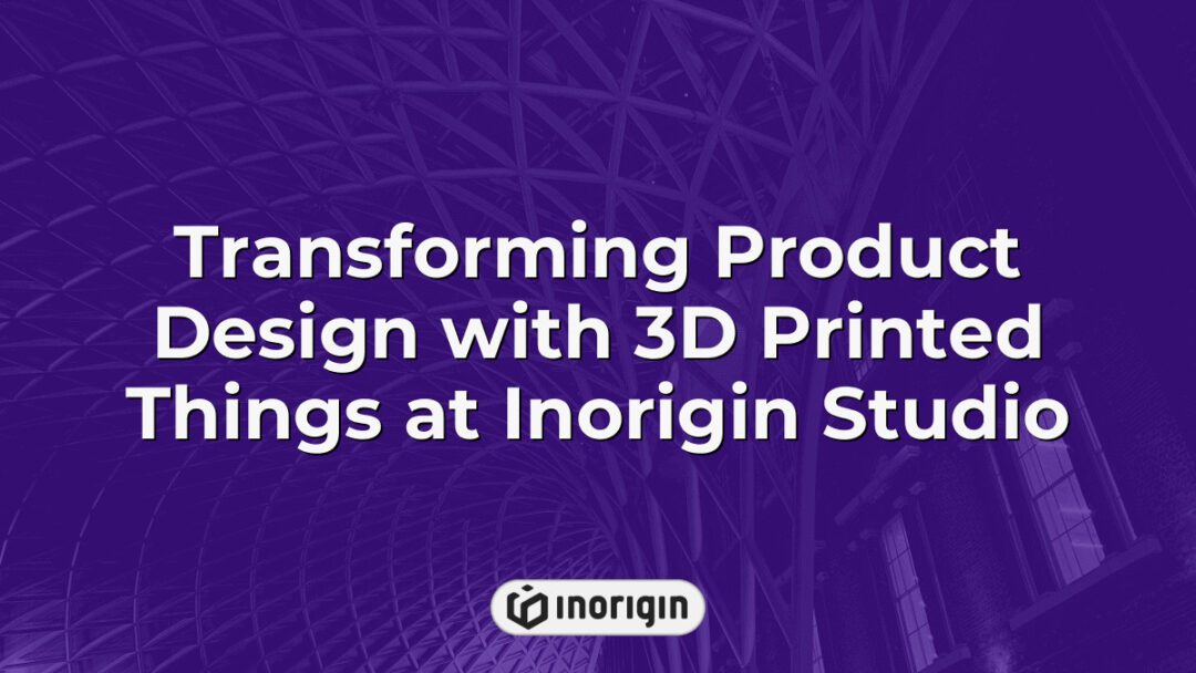 Advanced 3D printing processes at Inorigin Studio in Patra, Greece, showcasing innovative product design and engineering with FDM and DLP Resin technologies.