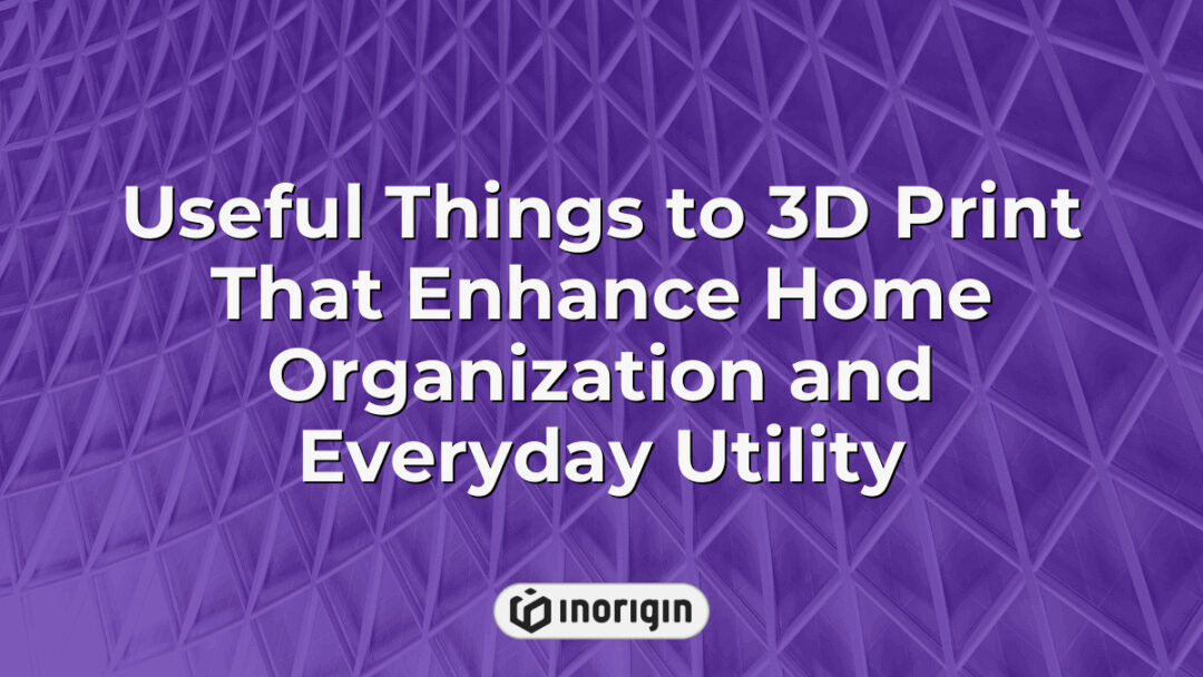 A collection of innovative 3D printed objects designed to enhance home organization and everyday utility, showcasing practical and creative uses of advanced 3D printing technology.