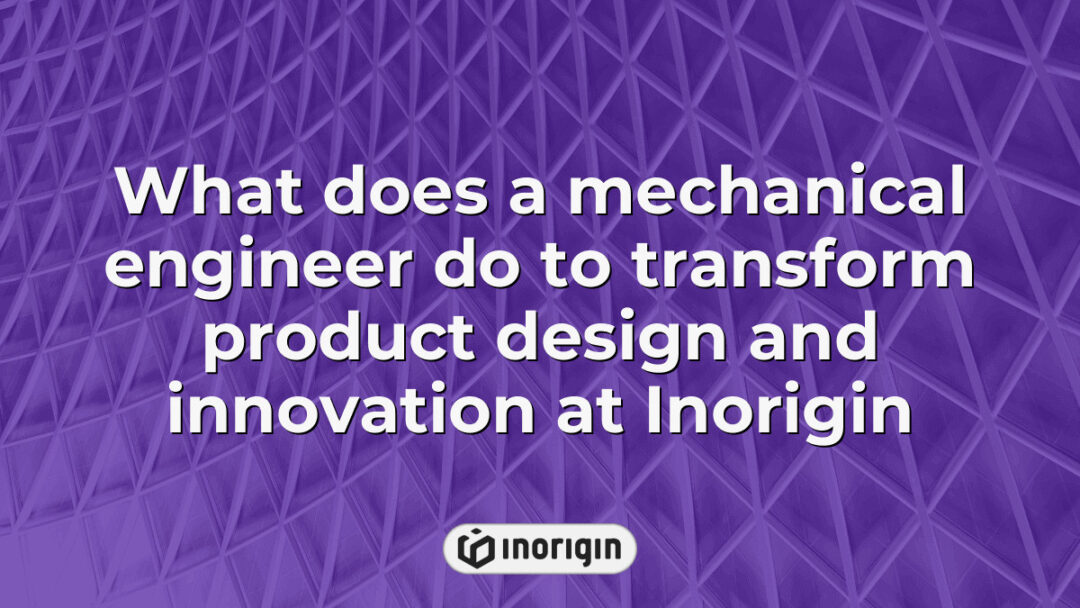 Mechanical engineer at Inorigin utilizing advanced engineering tools and 3D printing technology to transform innovative product designs into functional prototypes.