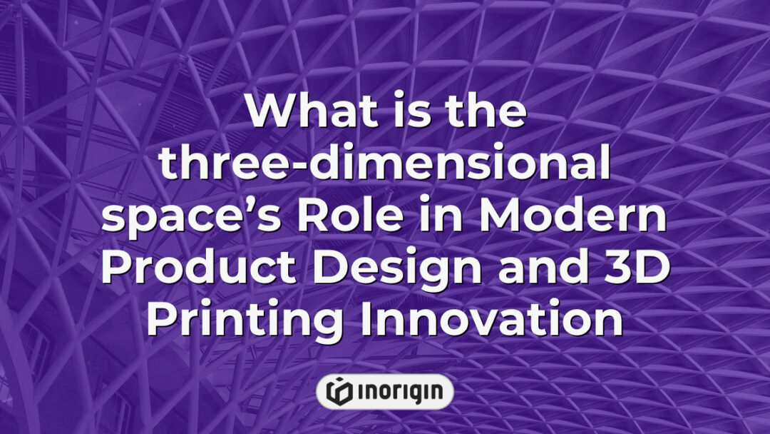 Illustration showcasing the critical role of three-dimensional space in enhancing modern product design and innovation through advanced 3D printing techniques.