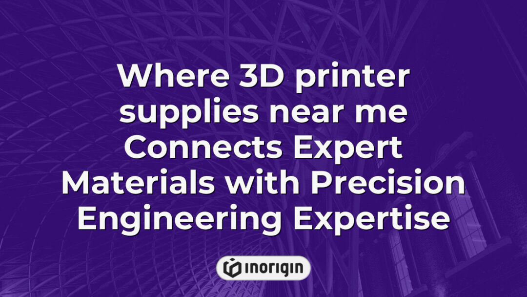 Advanced 3D printer supplies and expert materials integrated with precision engineering techniques at Inorigin's innovative 3D printing studio in Patra, Greece.