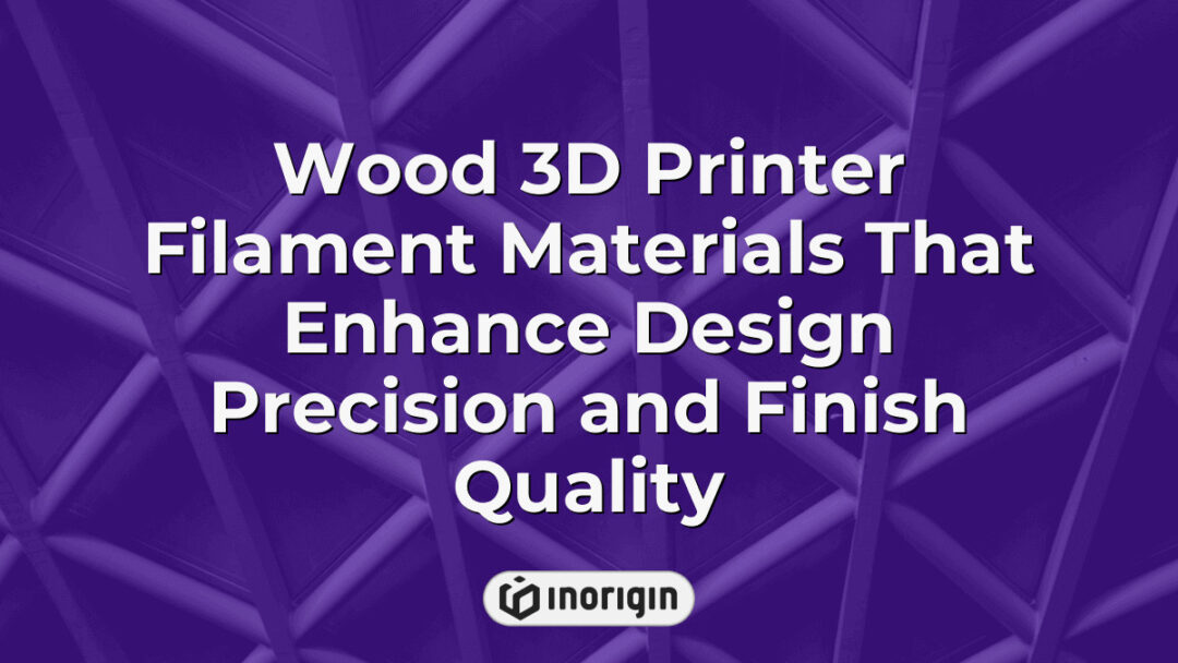 Close-up view of wood 3D printer filament materials showcasing their texture and finish, used to enhance design precision and surface quality in advanced product prototyping.