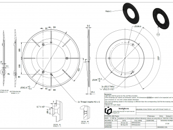 Inorigin Technical Drawings for Innovative Product Development Detailed technical drawings showcasing product documentation from Inorigin, illustrating the precision and innovation in design and engineering processes in Patra, Greece.